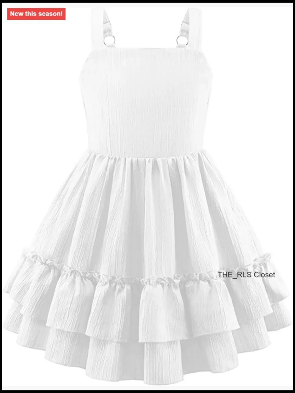 Girls Cami Summer Dress Sleeveless Sundress with Pockets A-Line